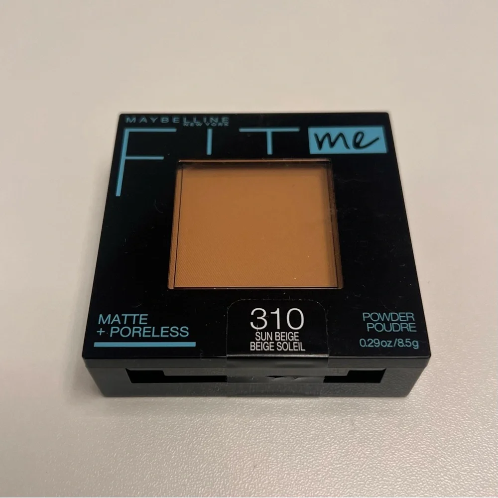NEW SEALED MAYBELLINE NEW YORK FIT ME MATTE + PORELESS POWDER 310 SUN BEIGE
